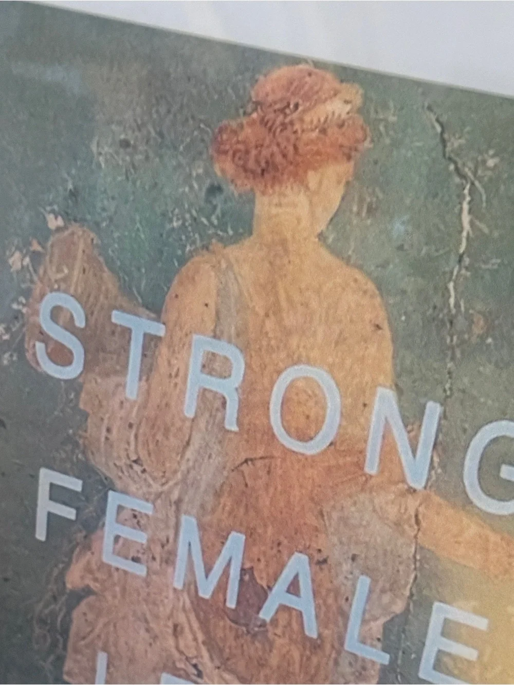 Original Custom strong female lead vintage gold ornate framed wall art 11x14”